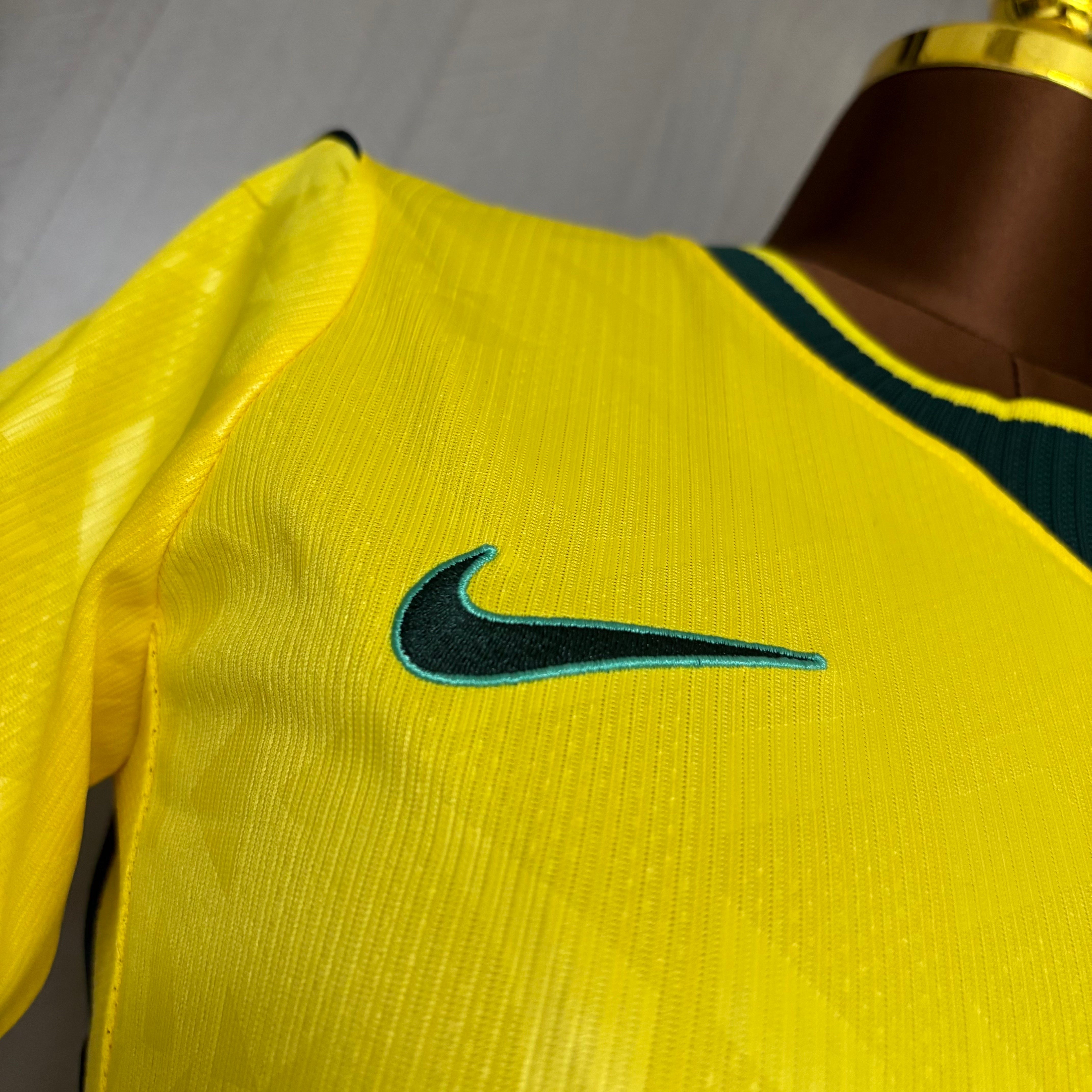 Camisa Brasil Feminina Titular 2026 - Amarela