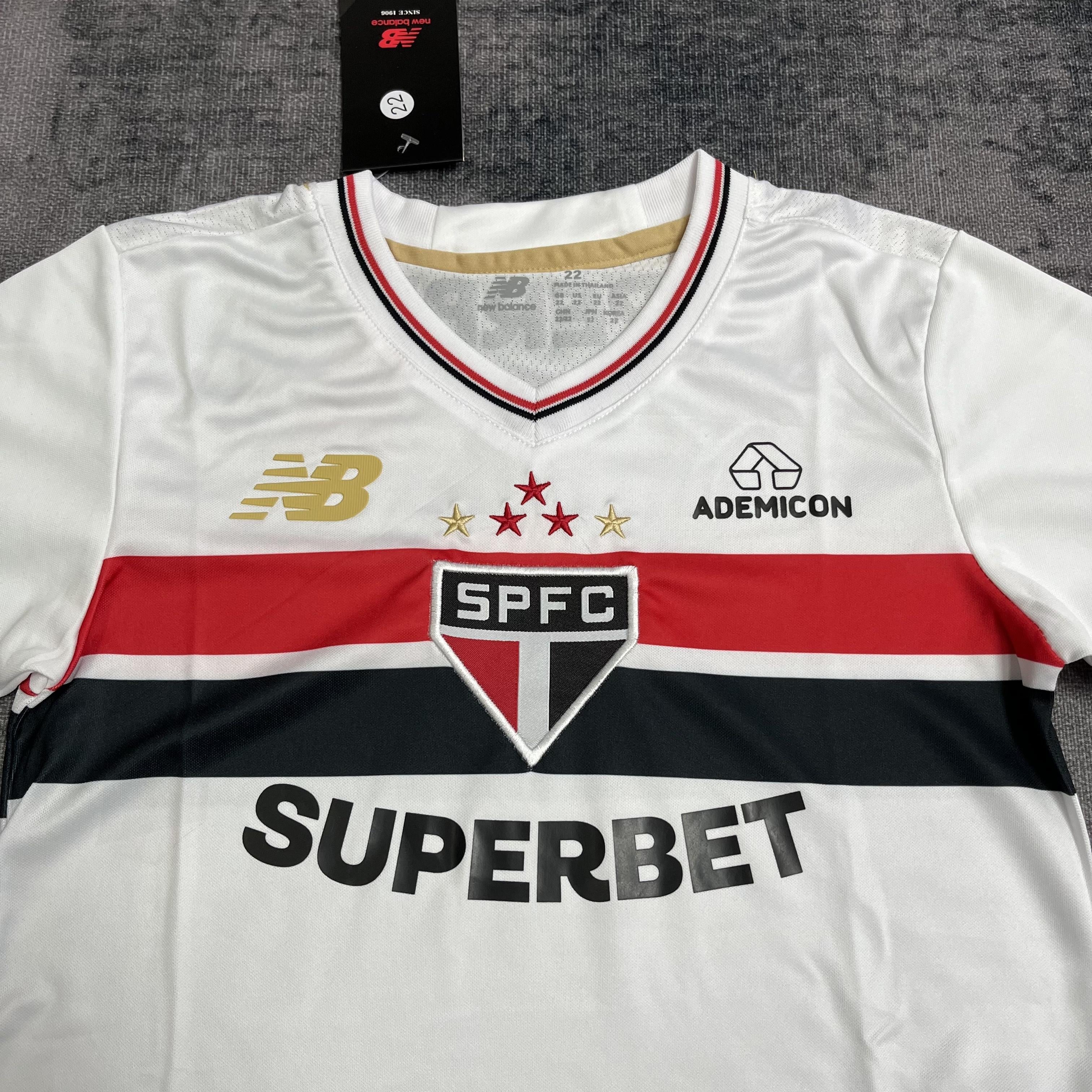 Conjunto Infantil São Paulo Titular 25/26 - Branco