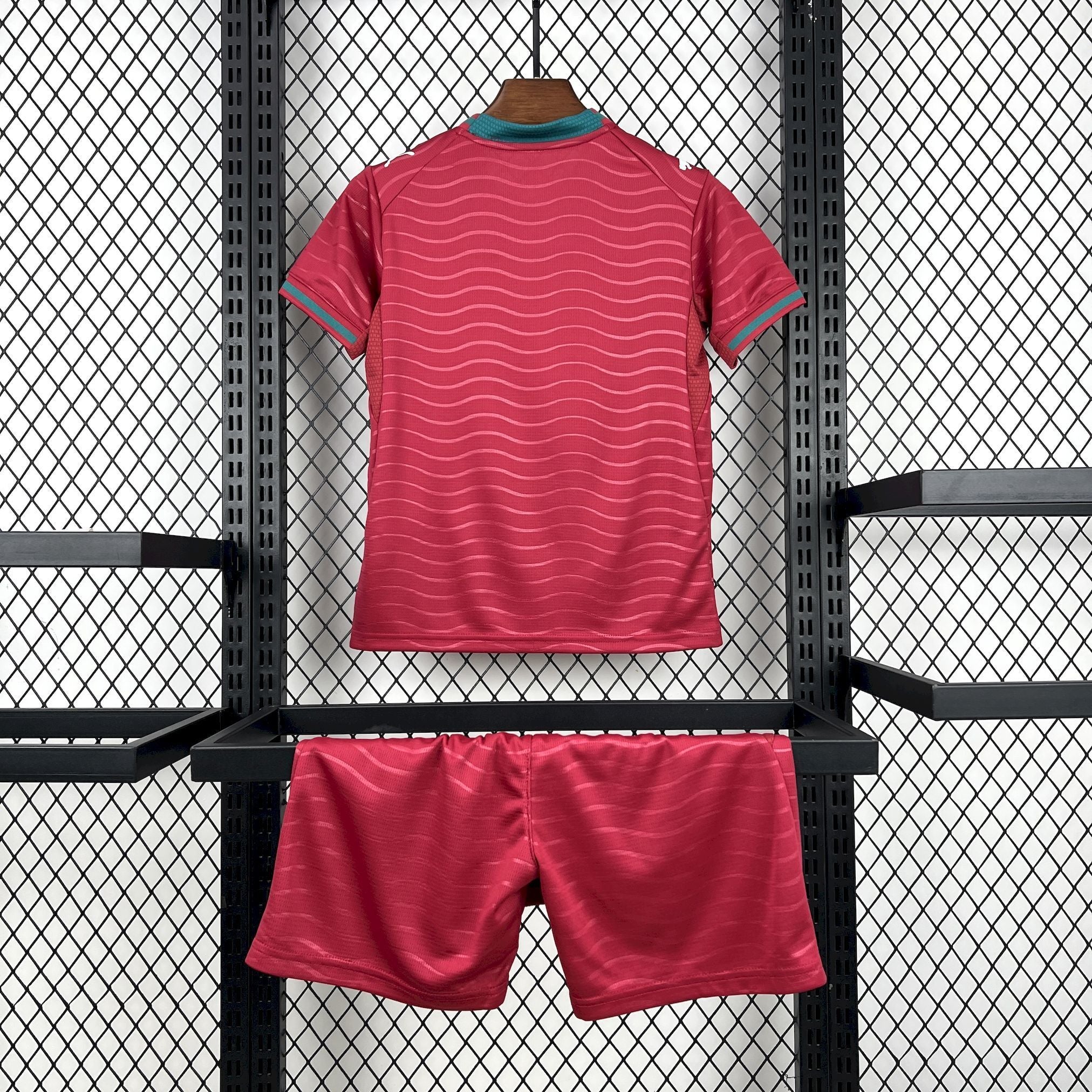 Conjunto Infantil Portugal Titular 26/27 - Vermelho