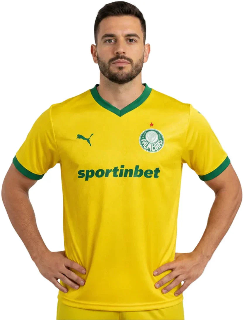 Camisa Palmeiras III 25/26 - Versão Torcedor Amarelo