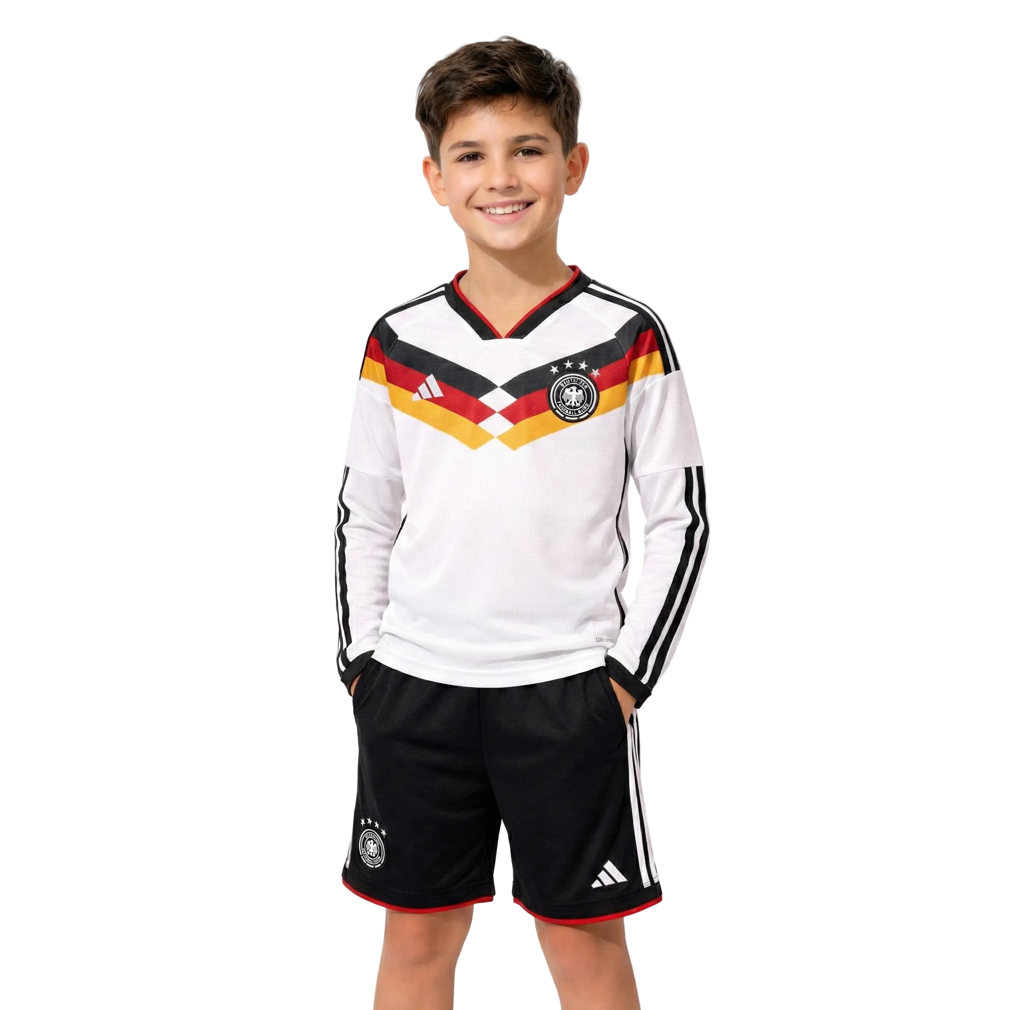 Conjunto Infantil Alemanha - Manga longa 26/27
