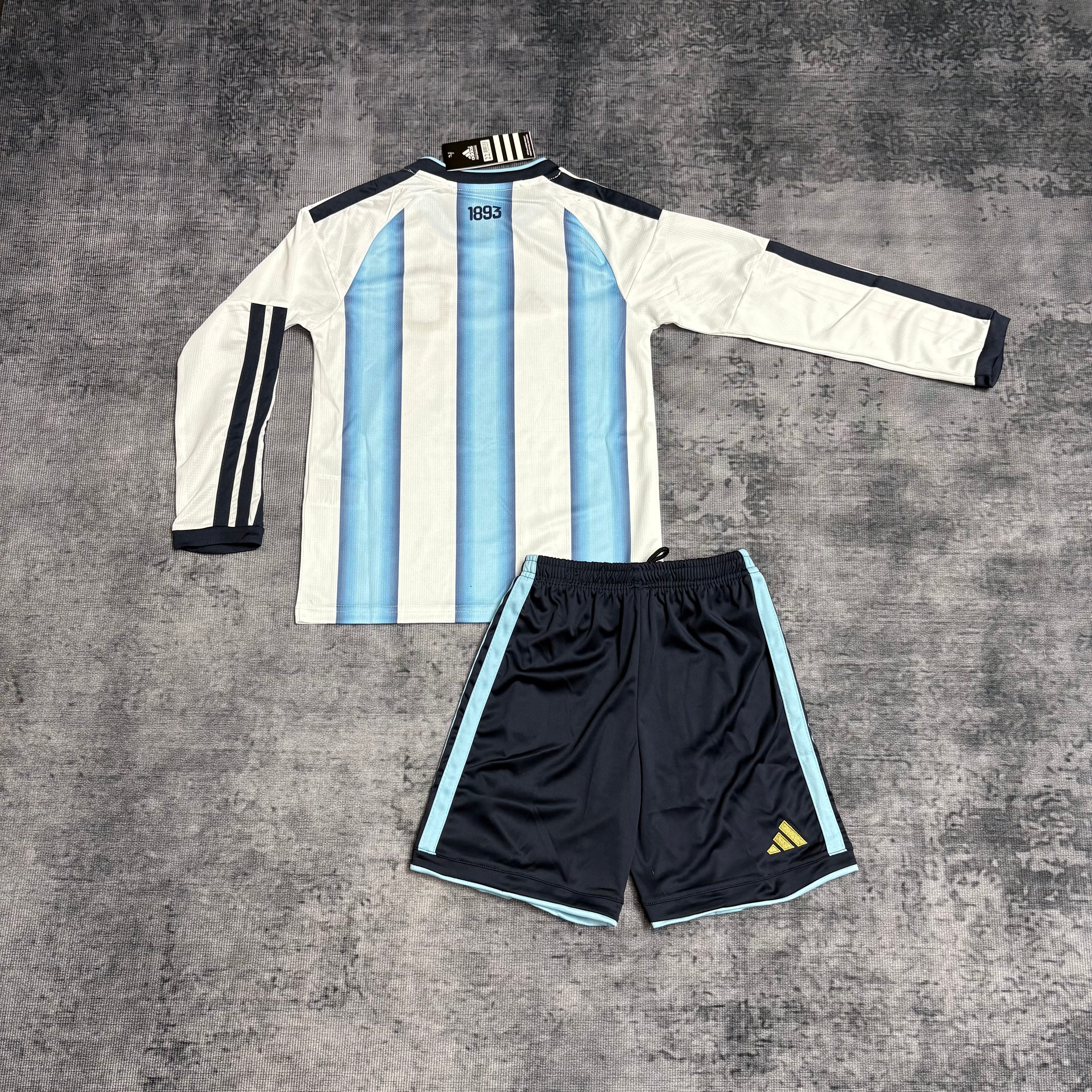 Conjunto Infantil Argentina - Manga longa 26/27