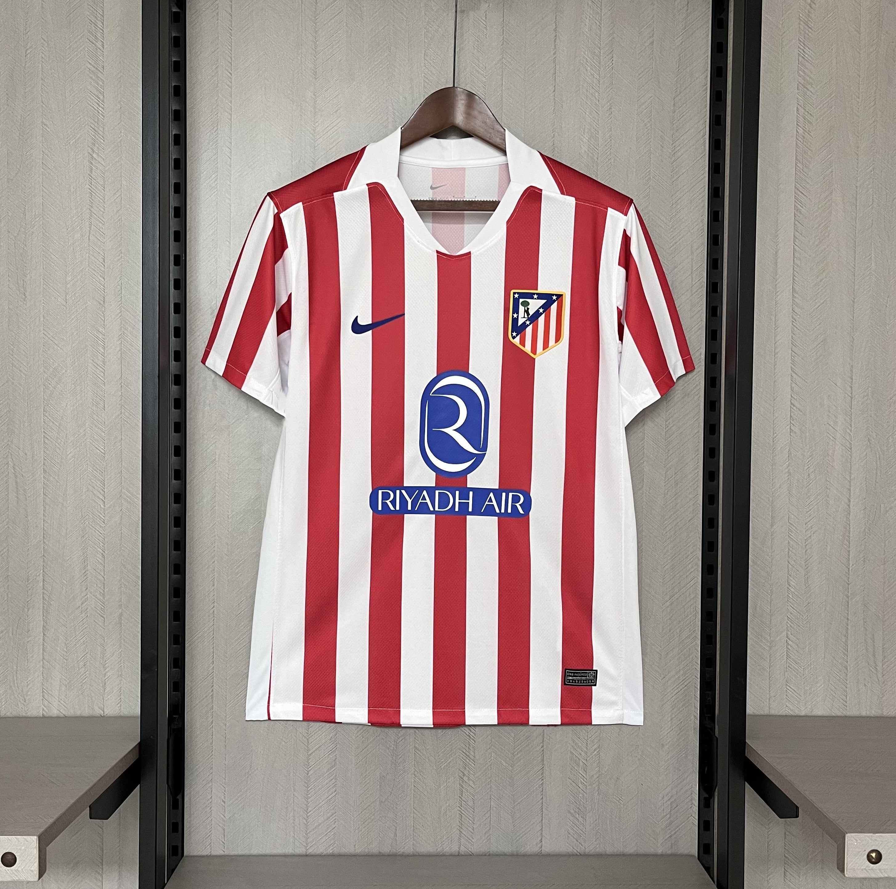 Camisa Atlético de Madrid Titular 25/26 - Vermelho e Branco