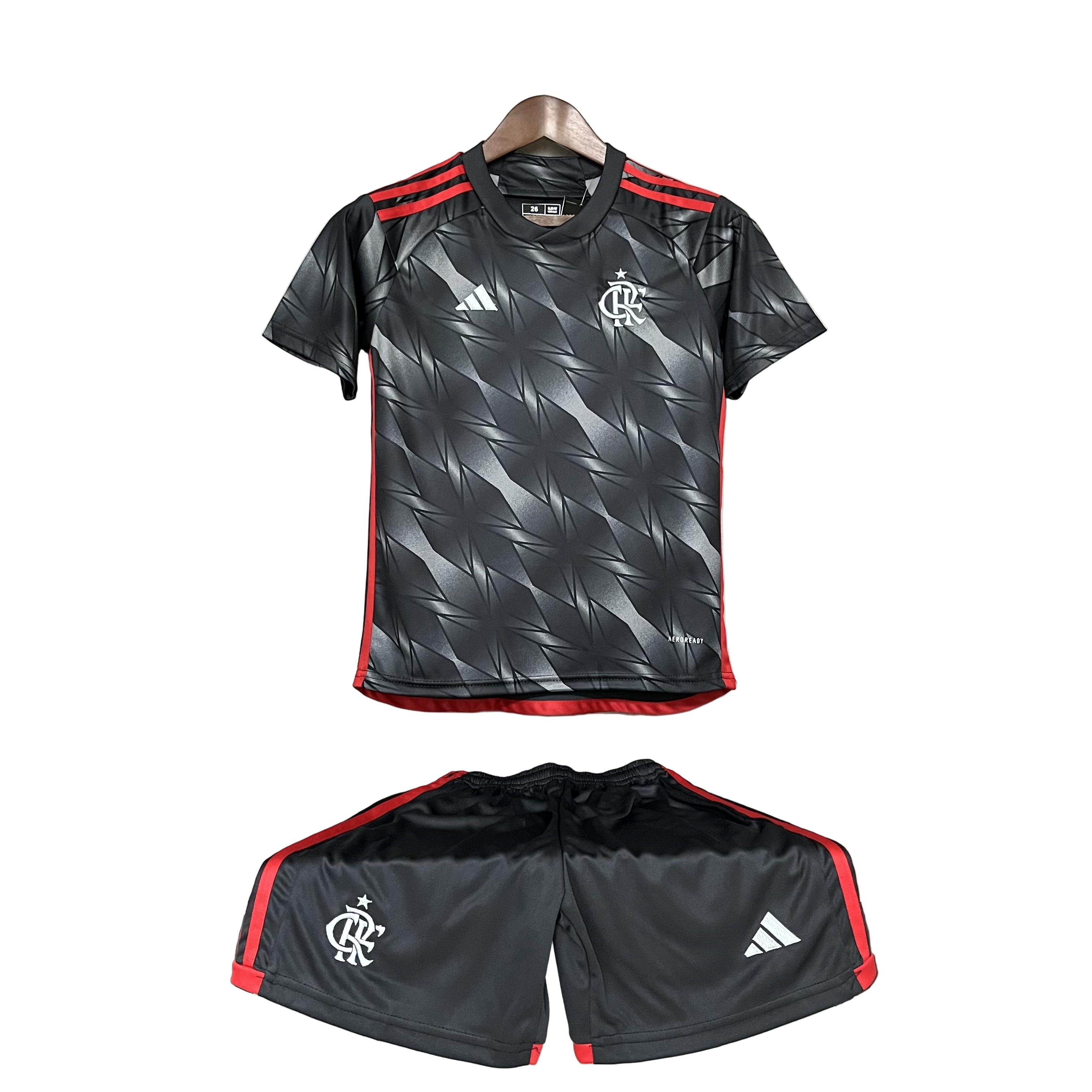 Conjunto Infantil CRF III 24/25 - Cinza