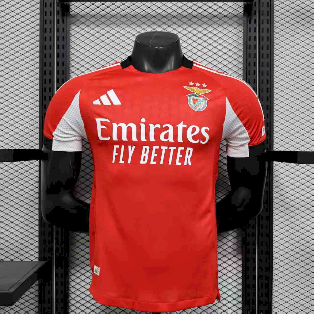 Camisa Benfica Titular 2025/26 - Versão Jogador Vermelha