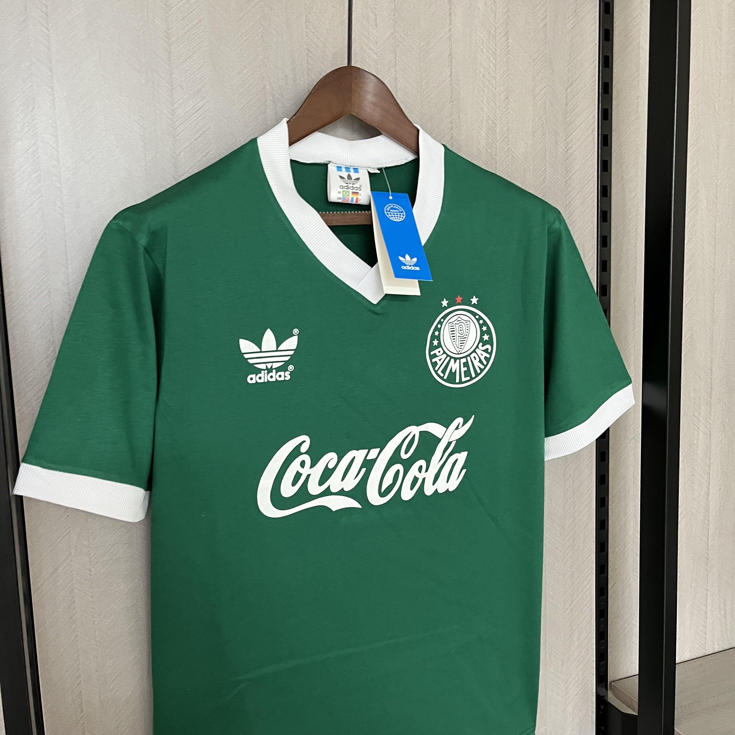 Camisa Palmeiras 1989 Titular - Versão Retrô Coca-Cola