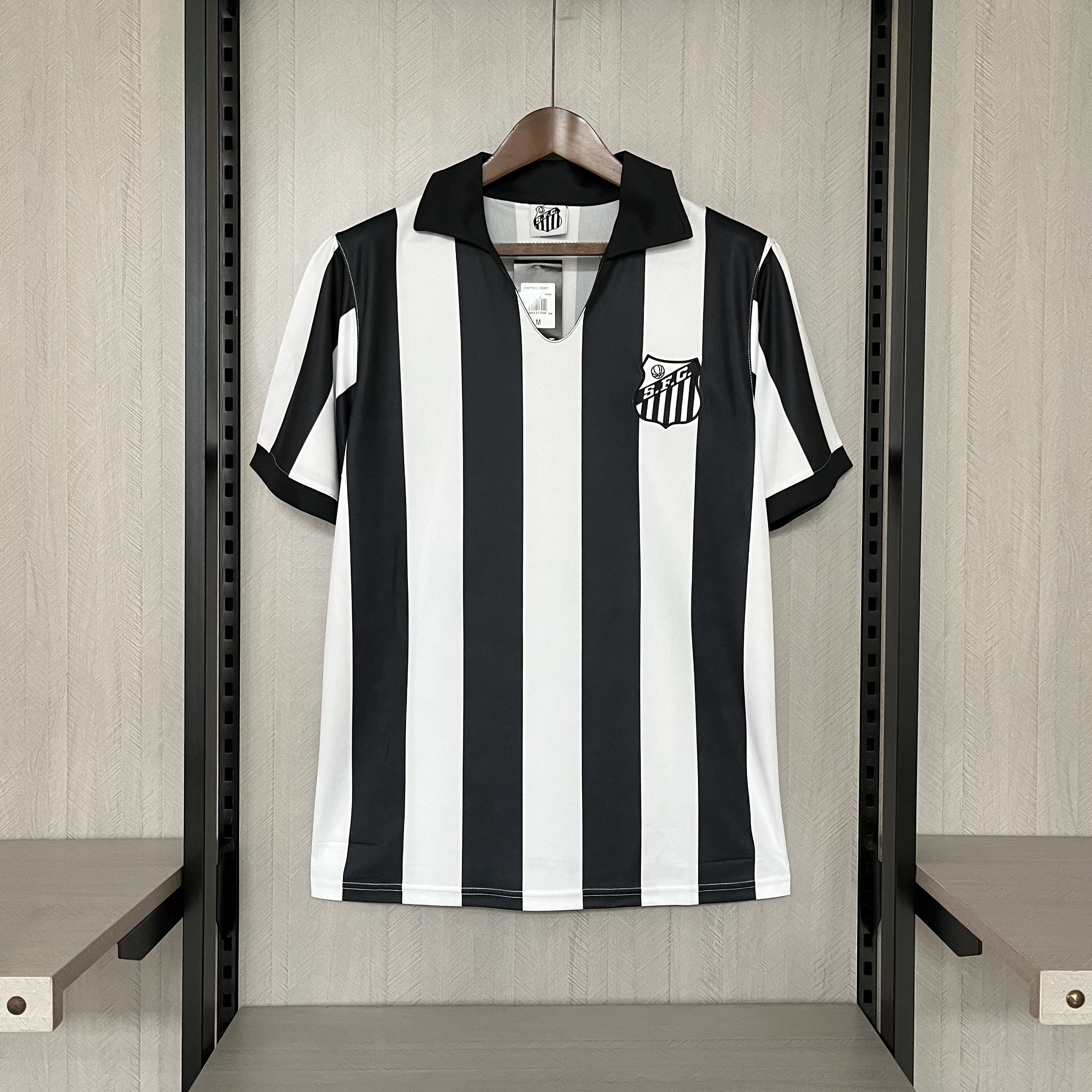 Camisa Santos Fora 1956 - Versão Retrô