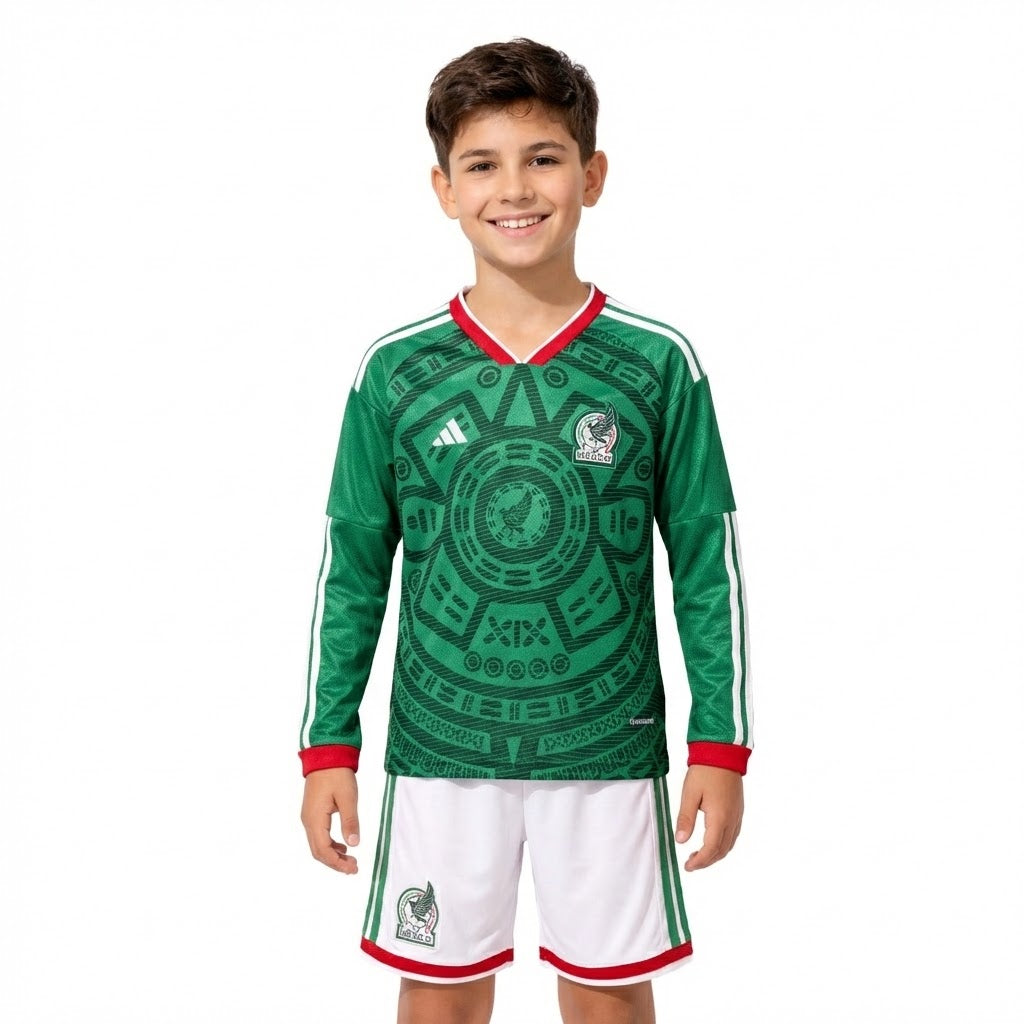 Conjunto Infantil México - Manga longa 26/27