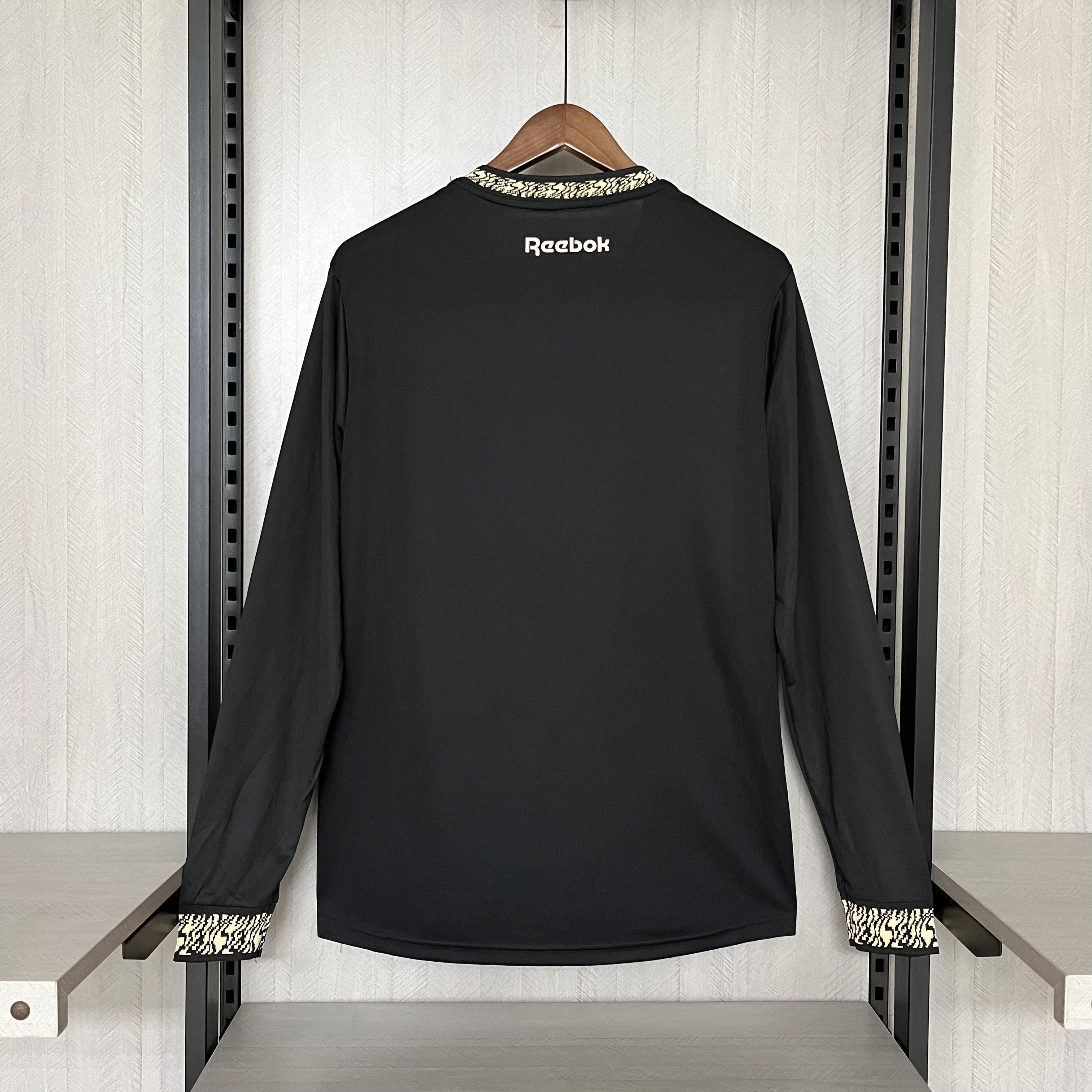 Camisa Botafogo Fora 24/25 Manga Longa - Preto e Dourado