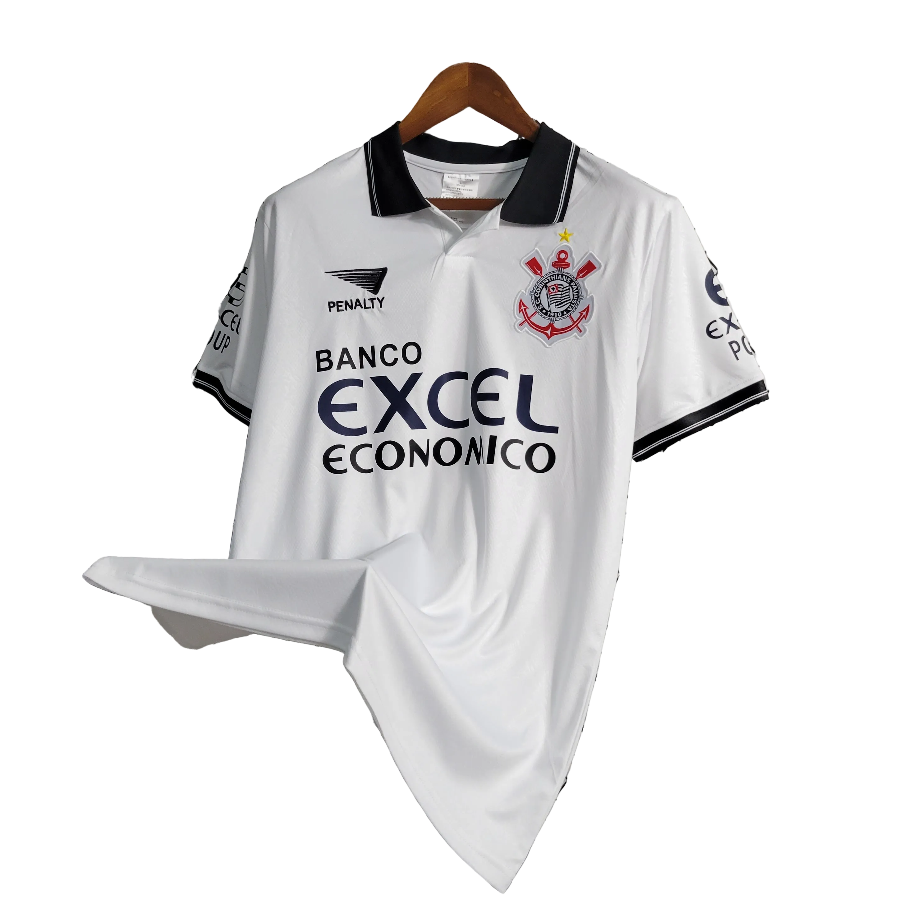 Camisa Corinthians Fora 1997 - Versão Retrô Branca