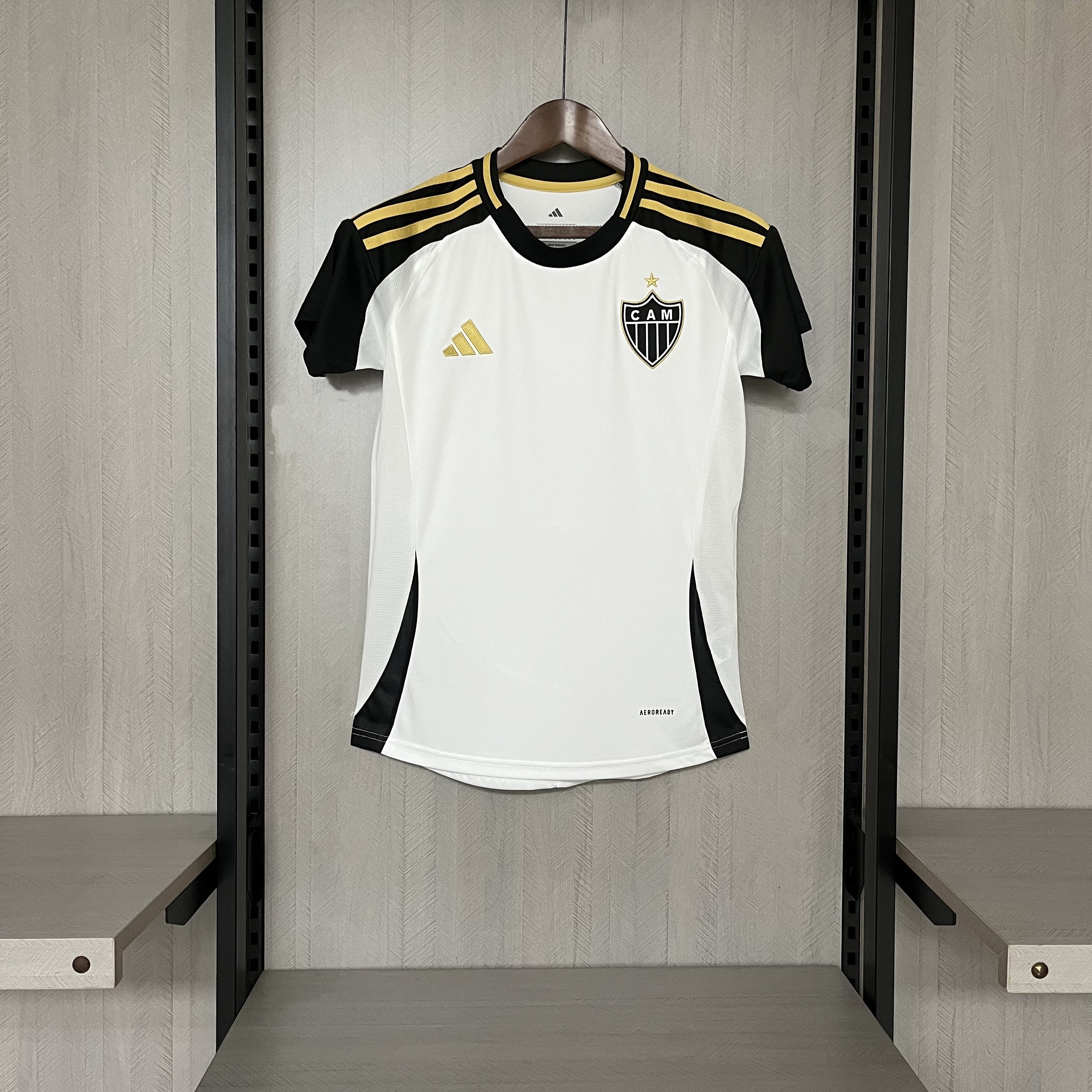 Camisa Atlético Mineiro Fora 25/26 - Versão Feminina Baby Look