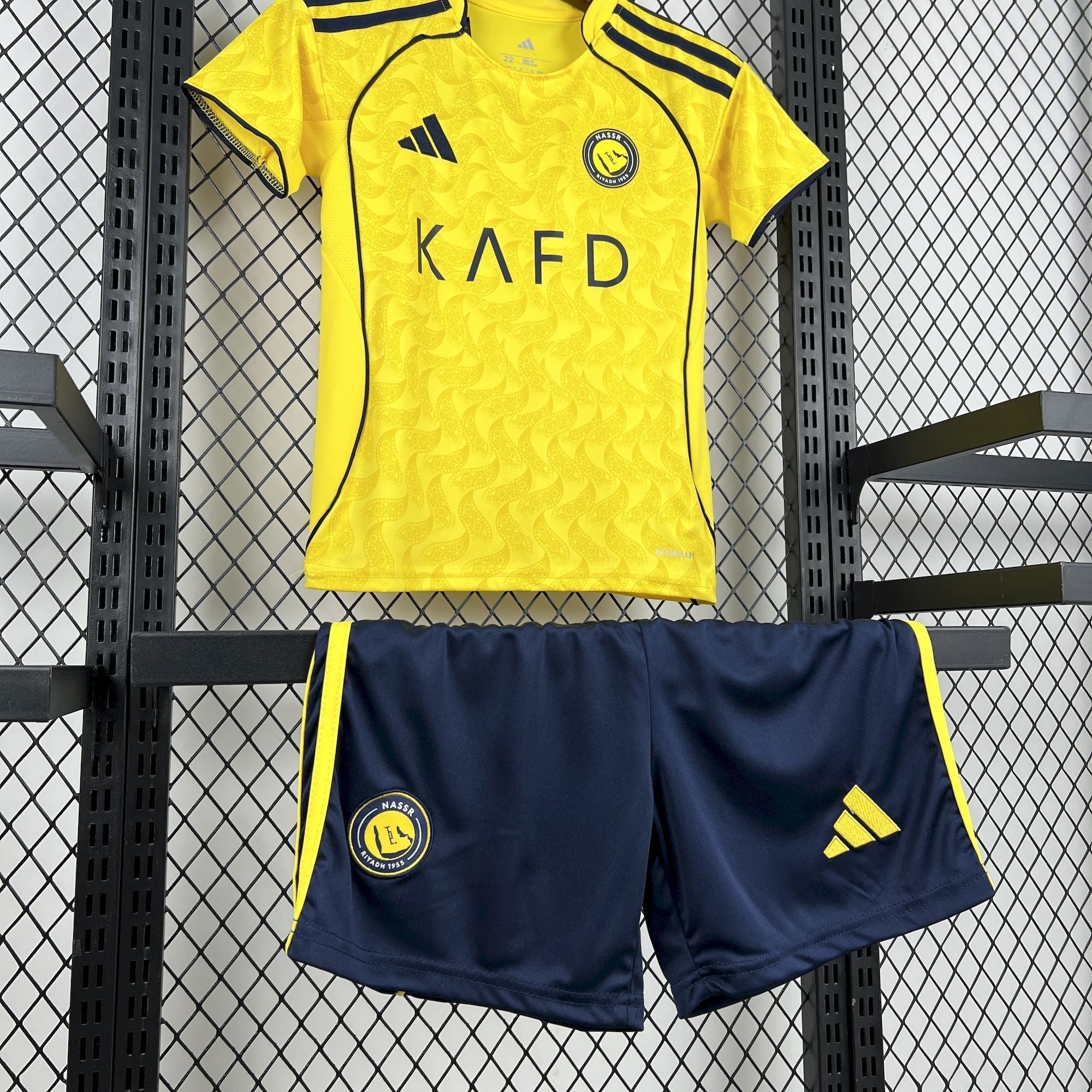 Conjunto Al Nassr 25/26 - Amarelo e preto