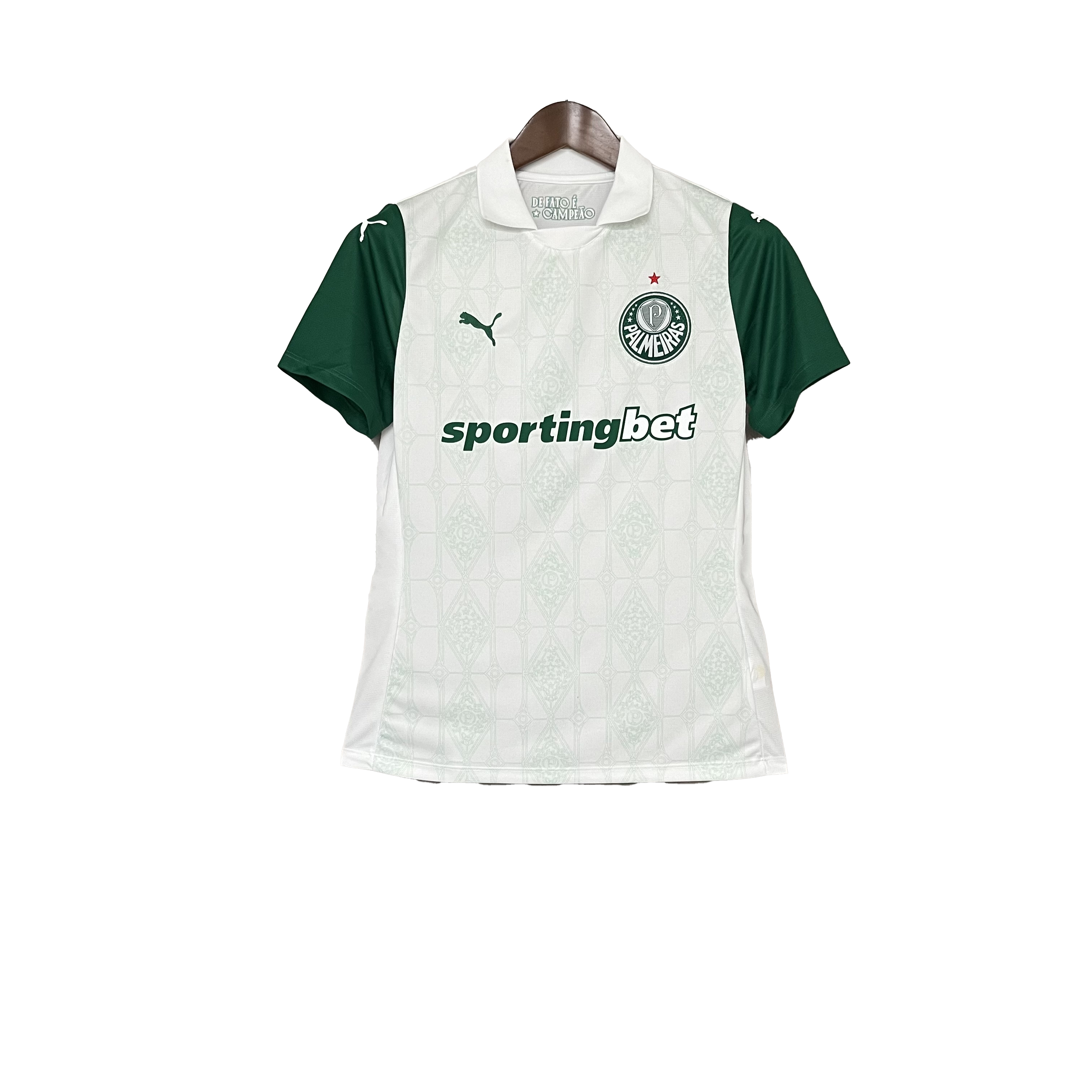 Camisa Palmeiras Fora 25/26 - Versão Feminina Baby Look Branca