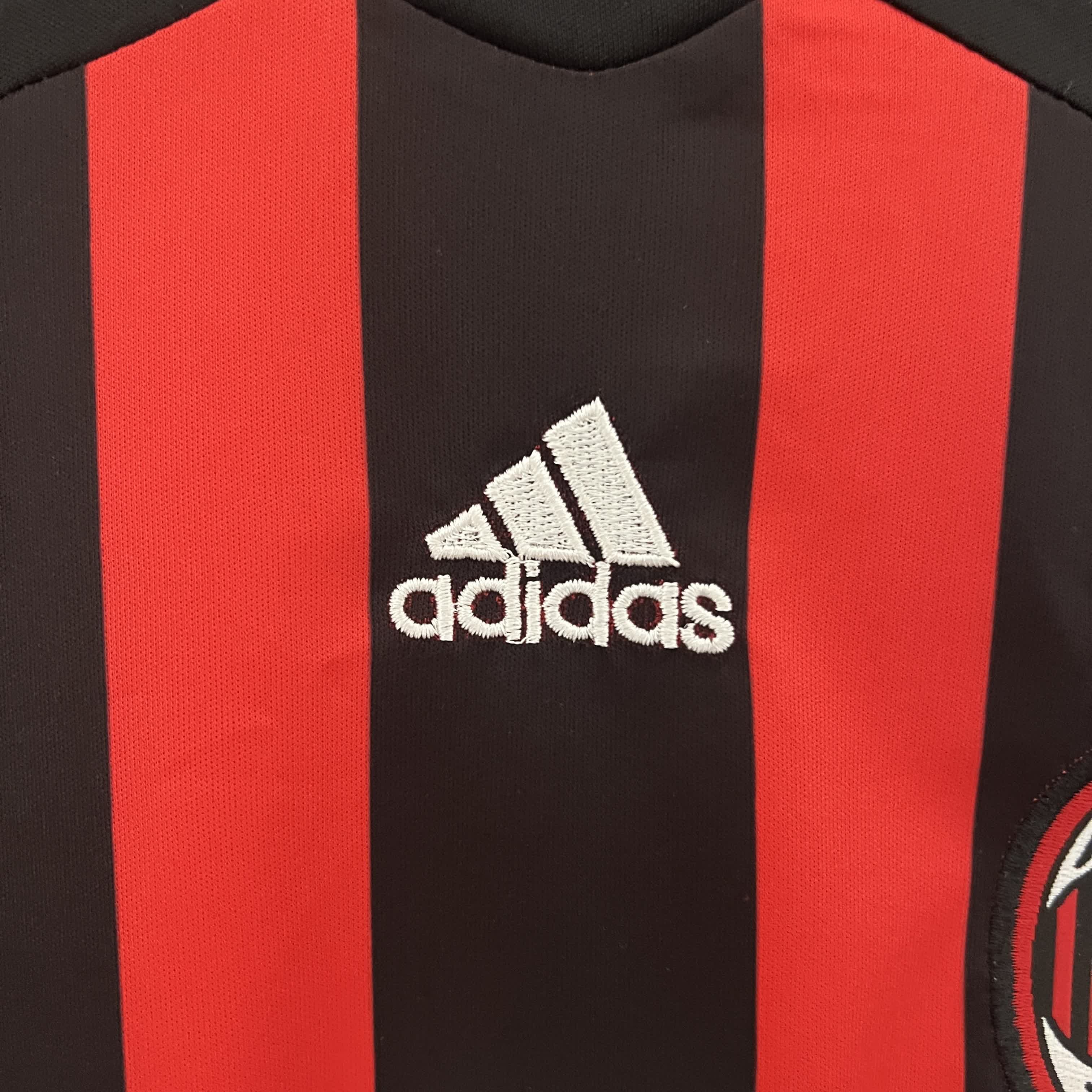 Conjunto Infantil Milan Titular 2006 - Vermelho e Preto