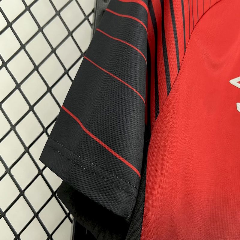 Camisa Athletico Paranaense Titular 25/26 - Vermelha e Preta