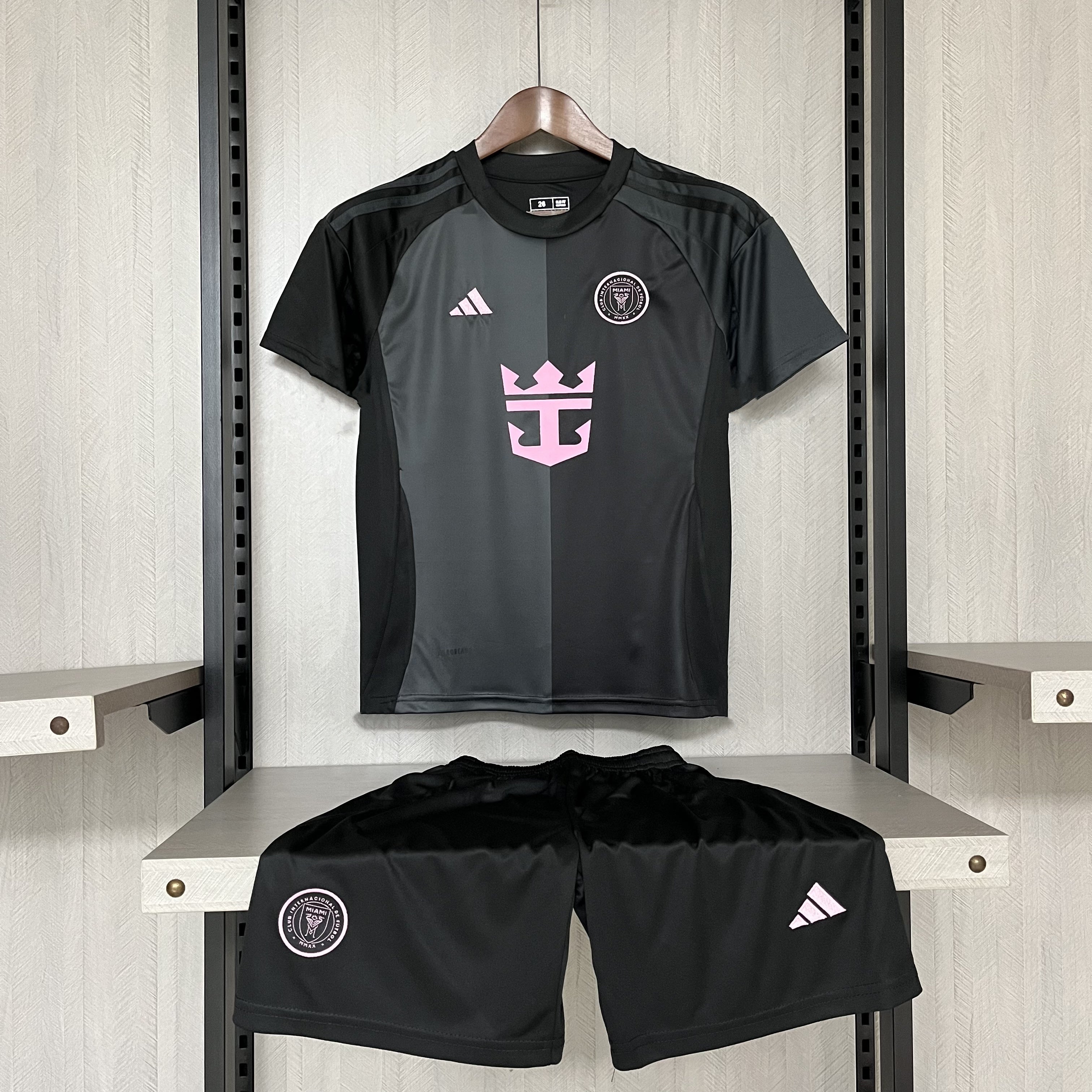 Conjunto Infantil Inter Miami Fora 25/26 - Preto