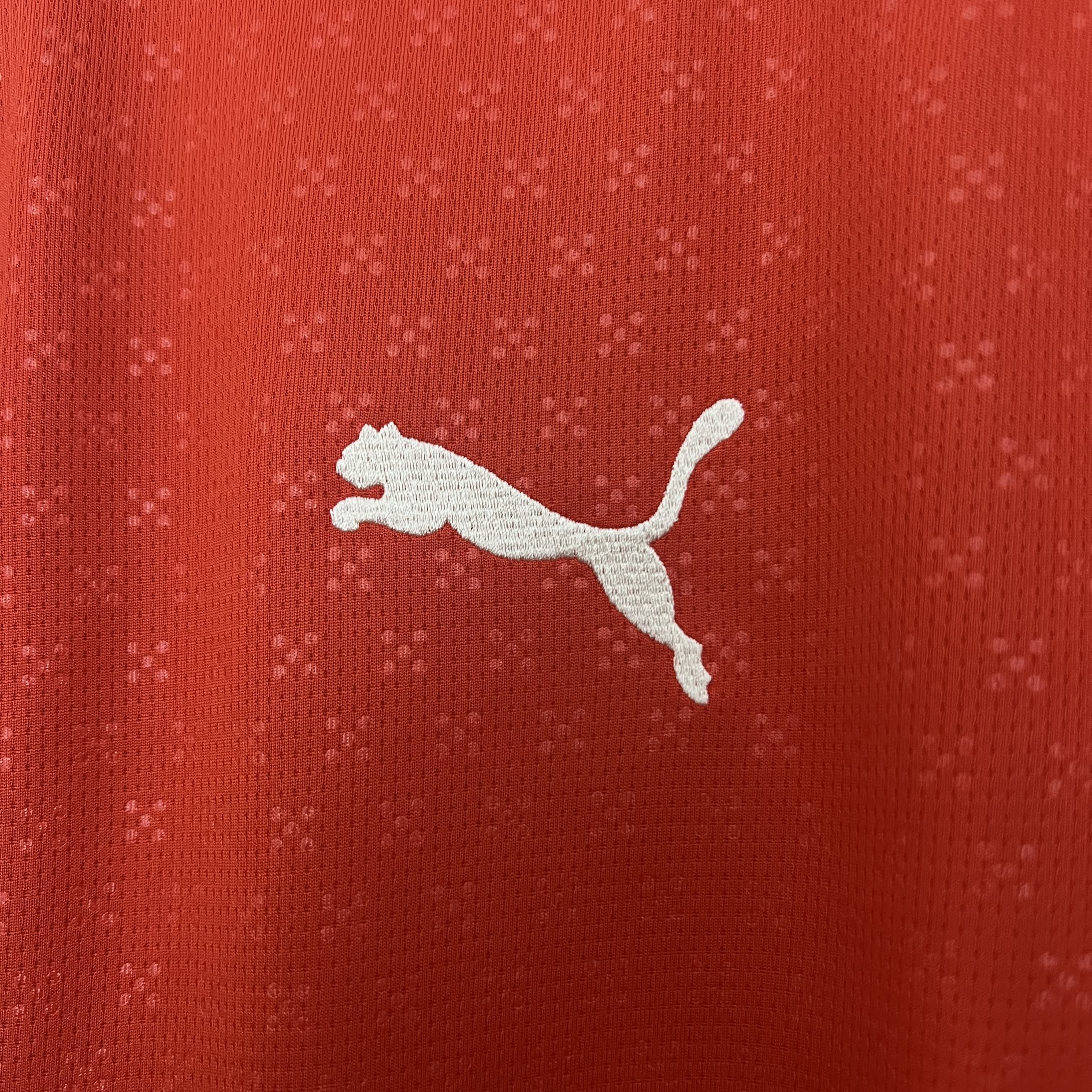 Camisa Portugal Titular 25/26 - Versão Torcedor Vermelha Puma