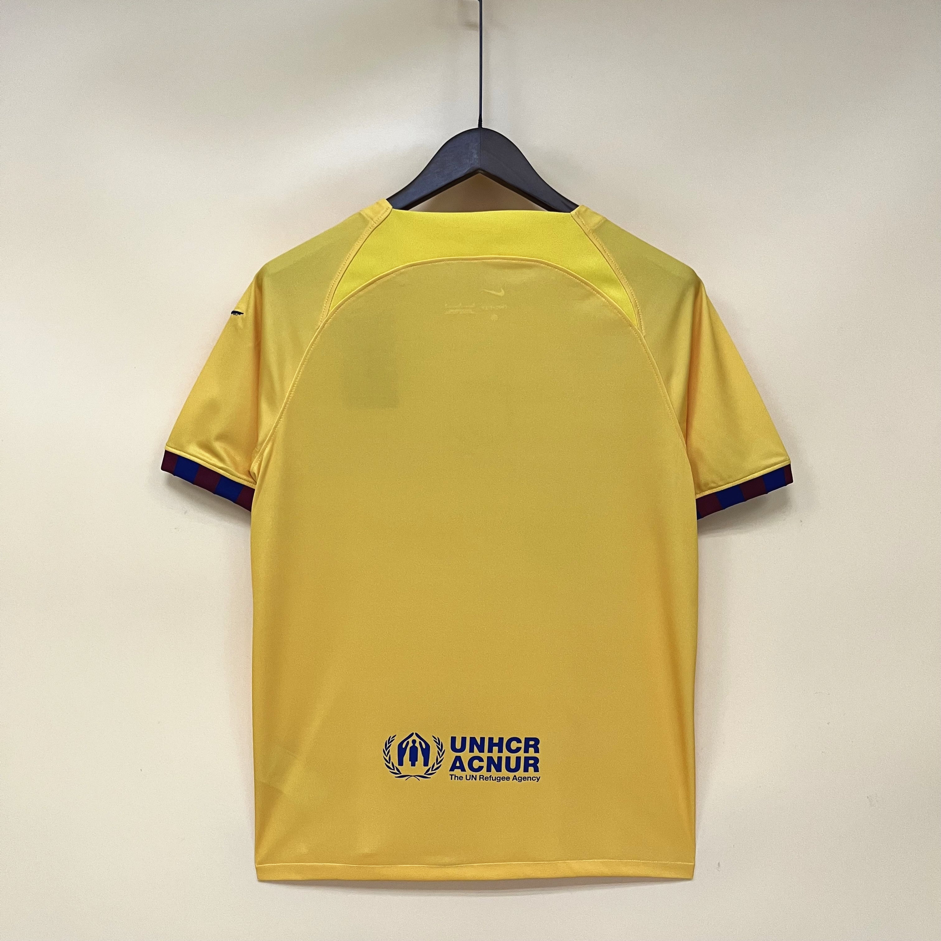 Camisa Barcelona IV 23/24 - Versão Torcedor Amarela