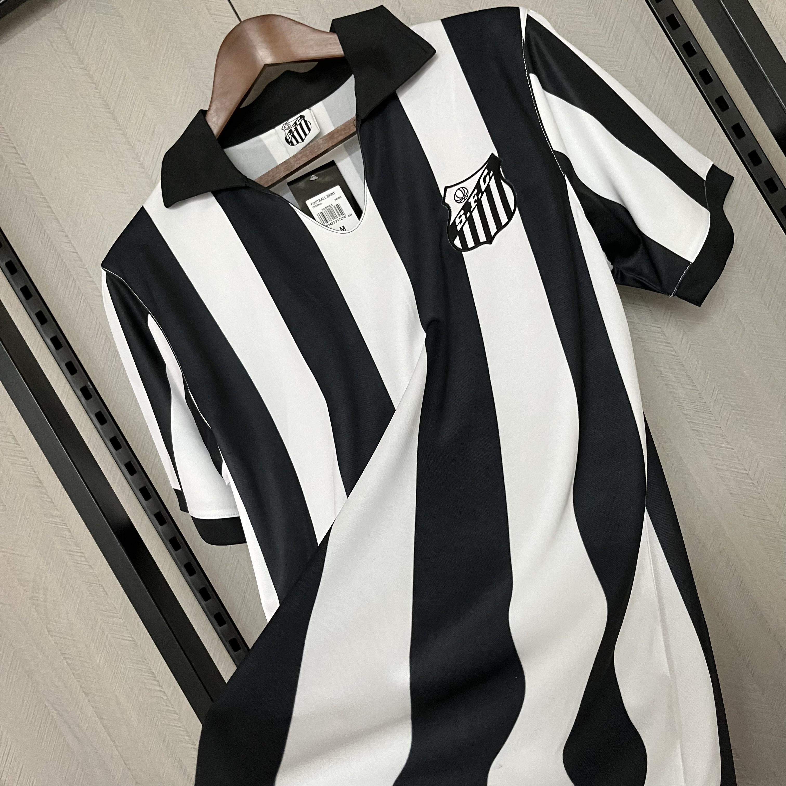 Camisa Santos Fora 1956 - Versão Retrô