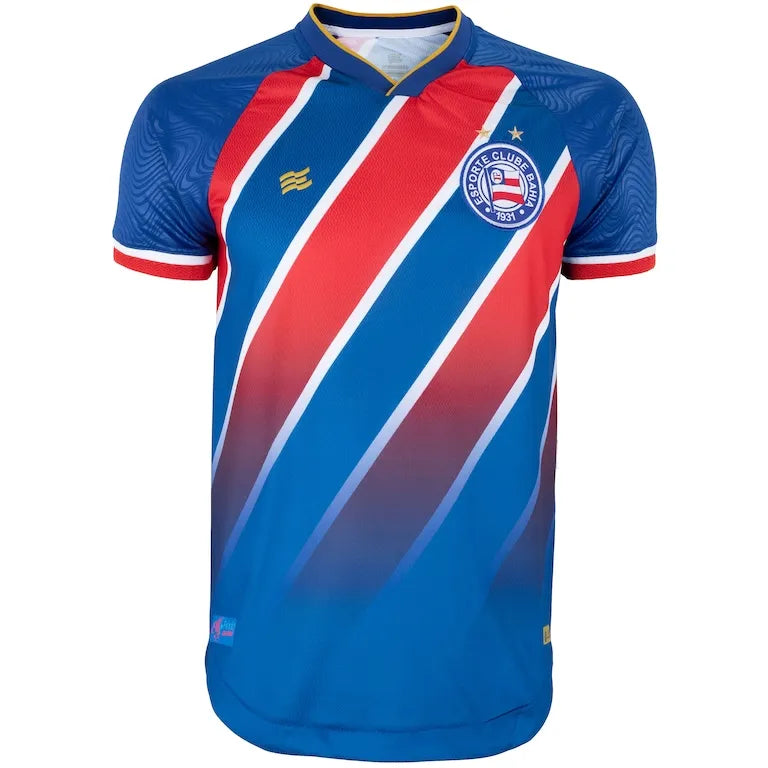 Camisa Bahia Fora 24/25 - Azul e Vermelho