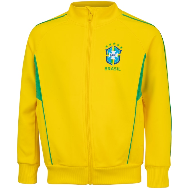 Jaqueta Seleção do Brasil Polytricot CBF 26/27 Infantil