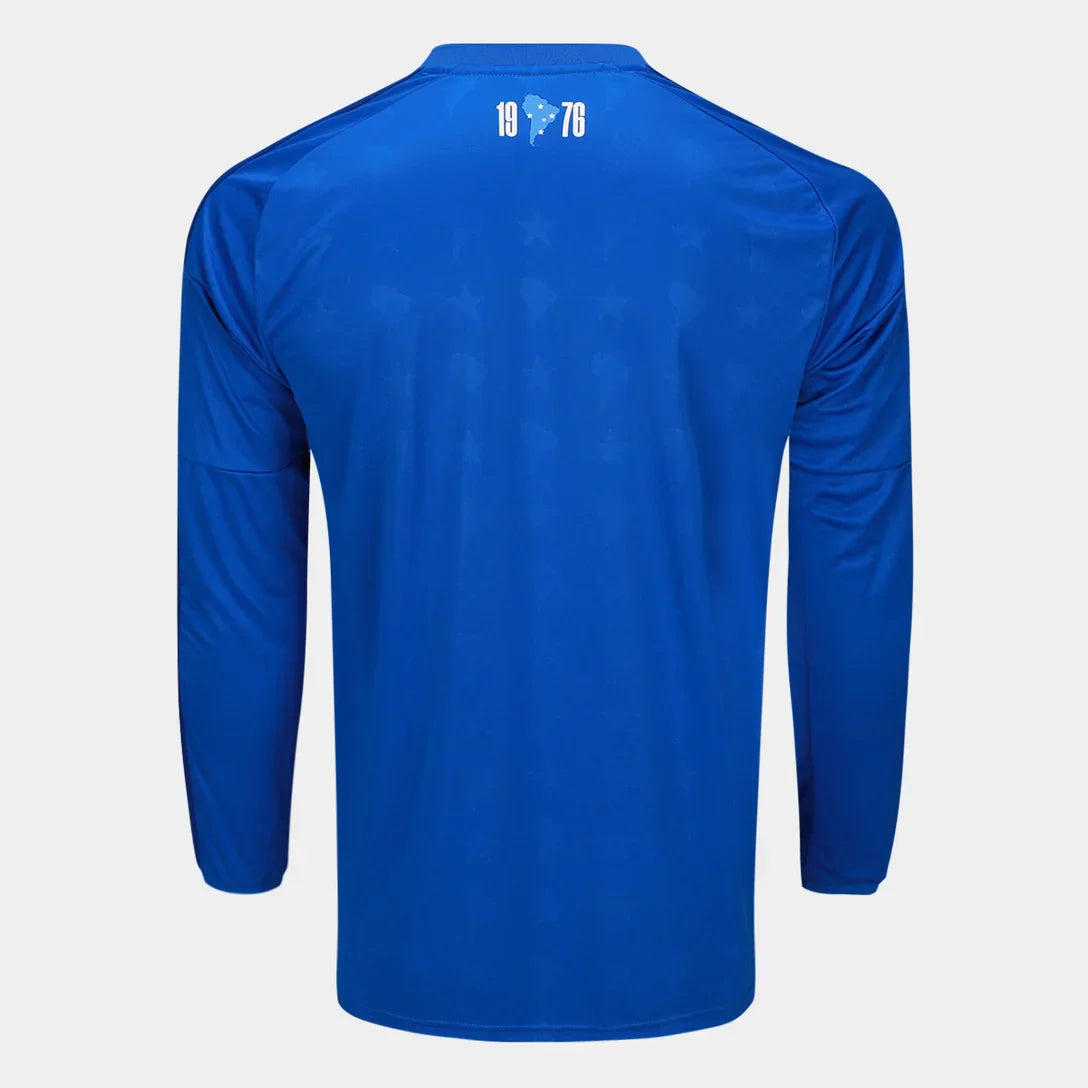 Camisa Cruzeiro Titular Manga Longa 26/27 - Azul Masculino
