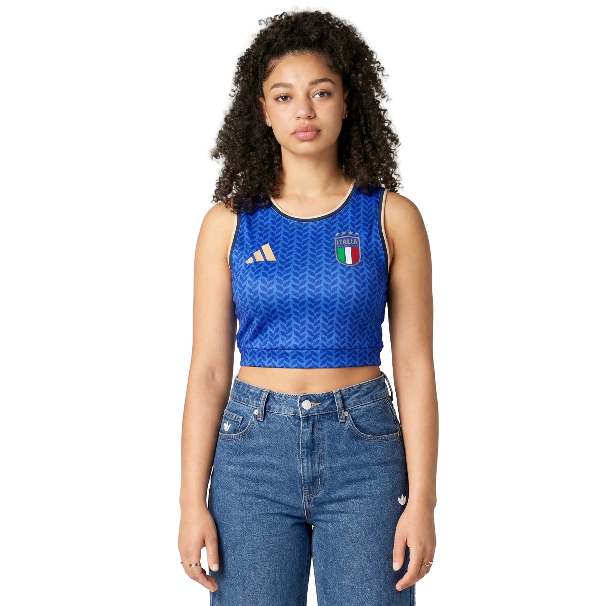 Camisa Baby Look Itália - Copa do Mundo 2026
