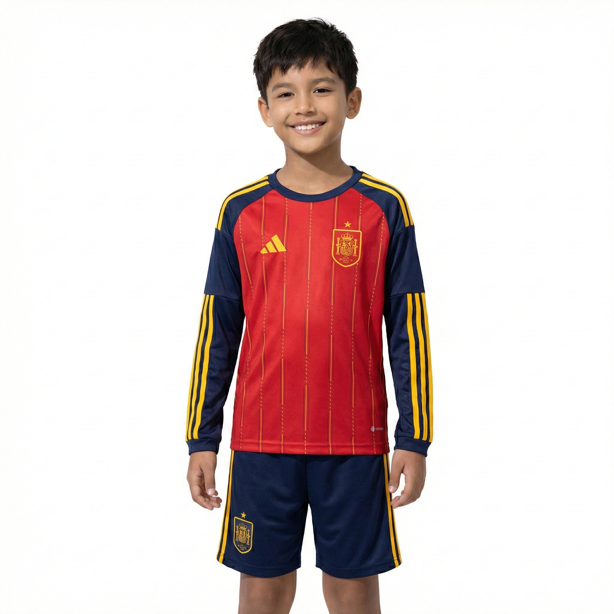 Conjunto Infantil Espanha - Manga longa 26/27