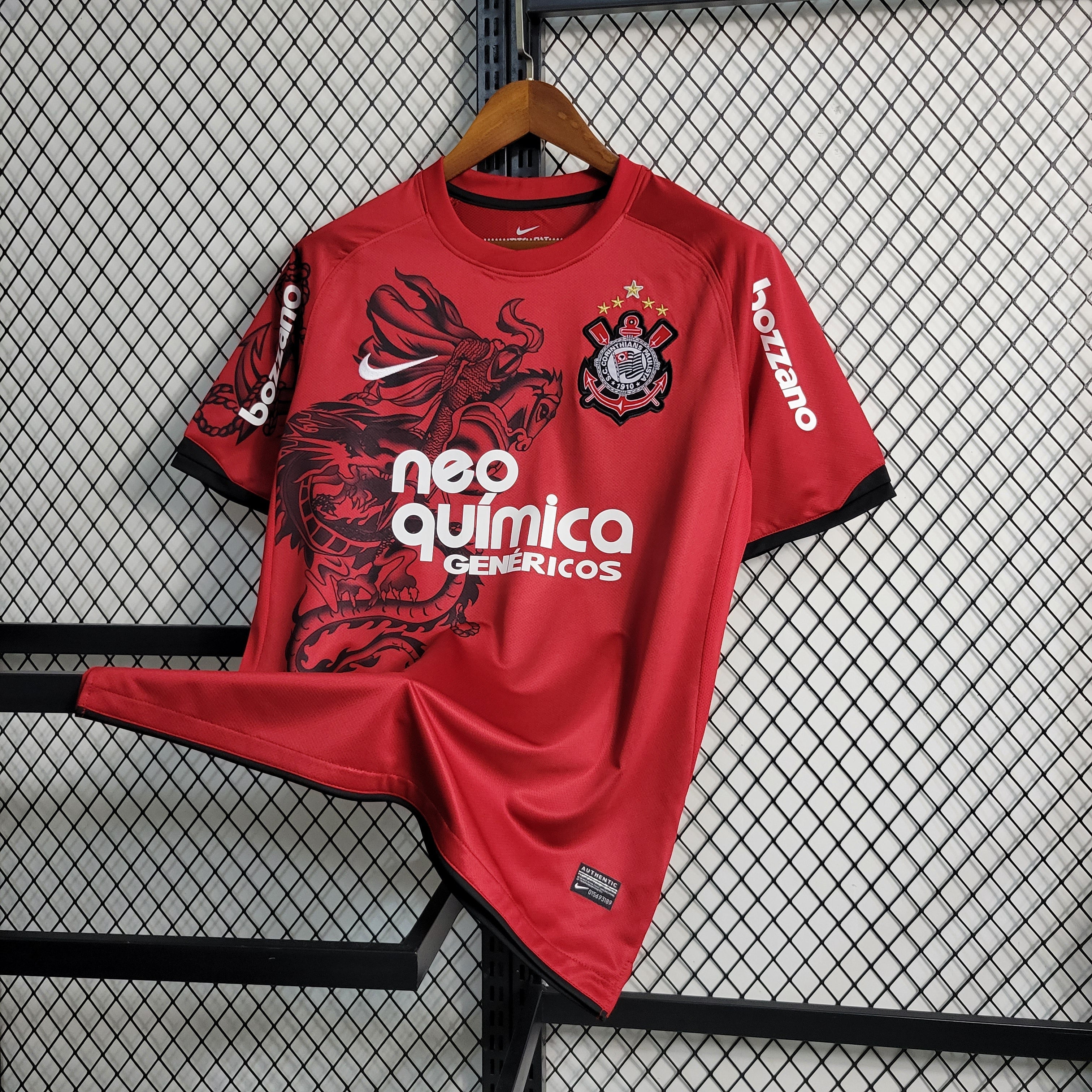 Camisa Corinthians III 11/12 - Versão Retro Vermelha