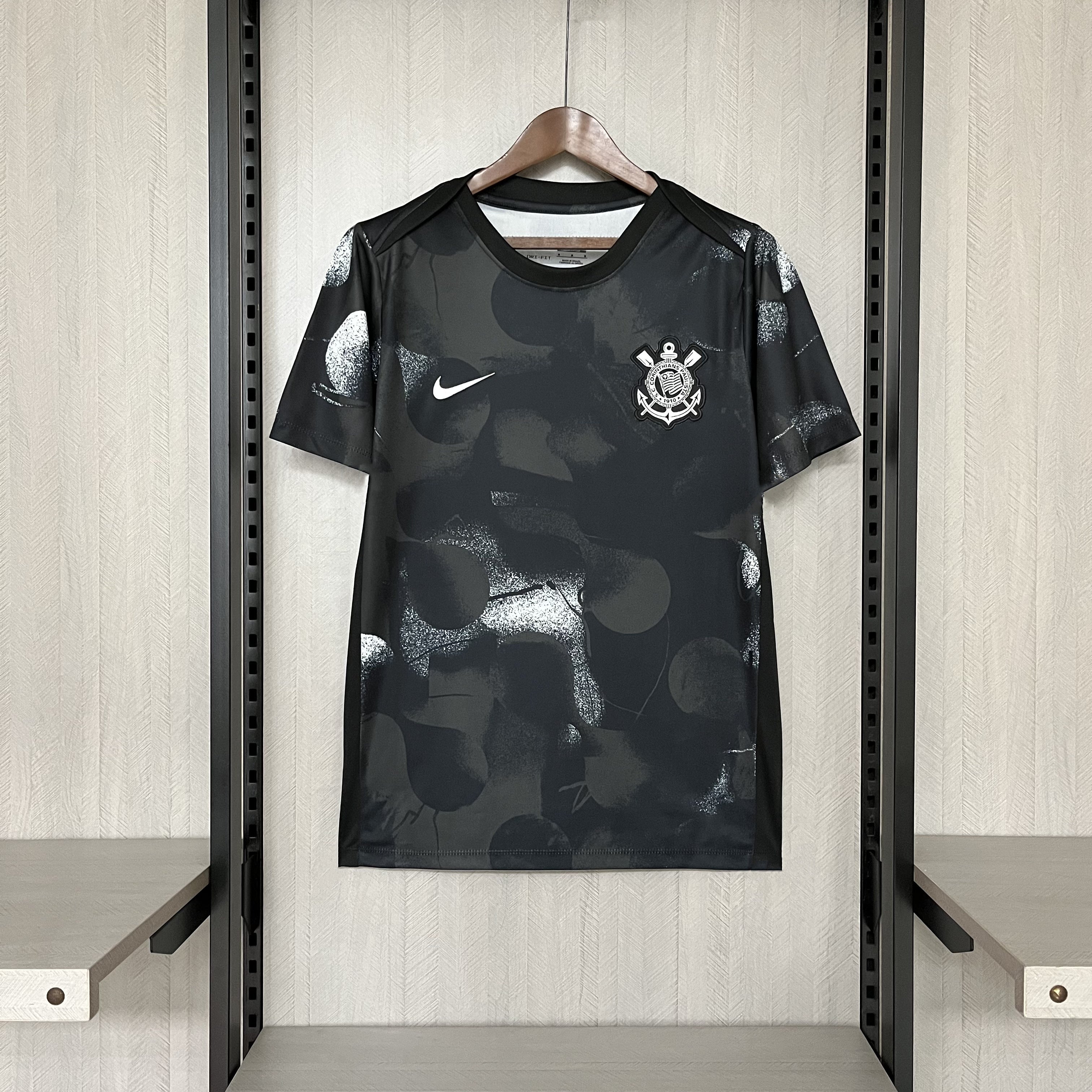 Camisa Corinthians Pré-Jogo 25/26 - Preto