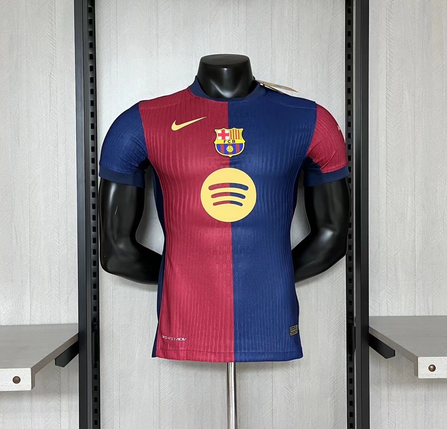 Camisa Barcelona Titular 2024/25 - Versão Jogador Spotify 2