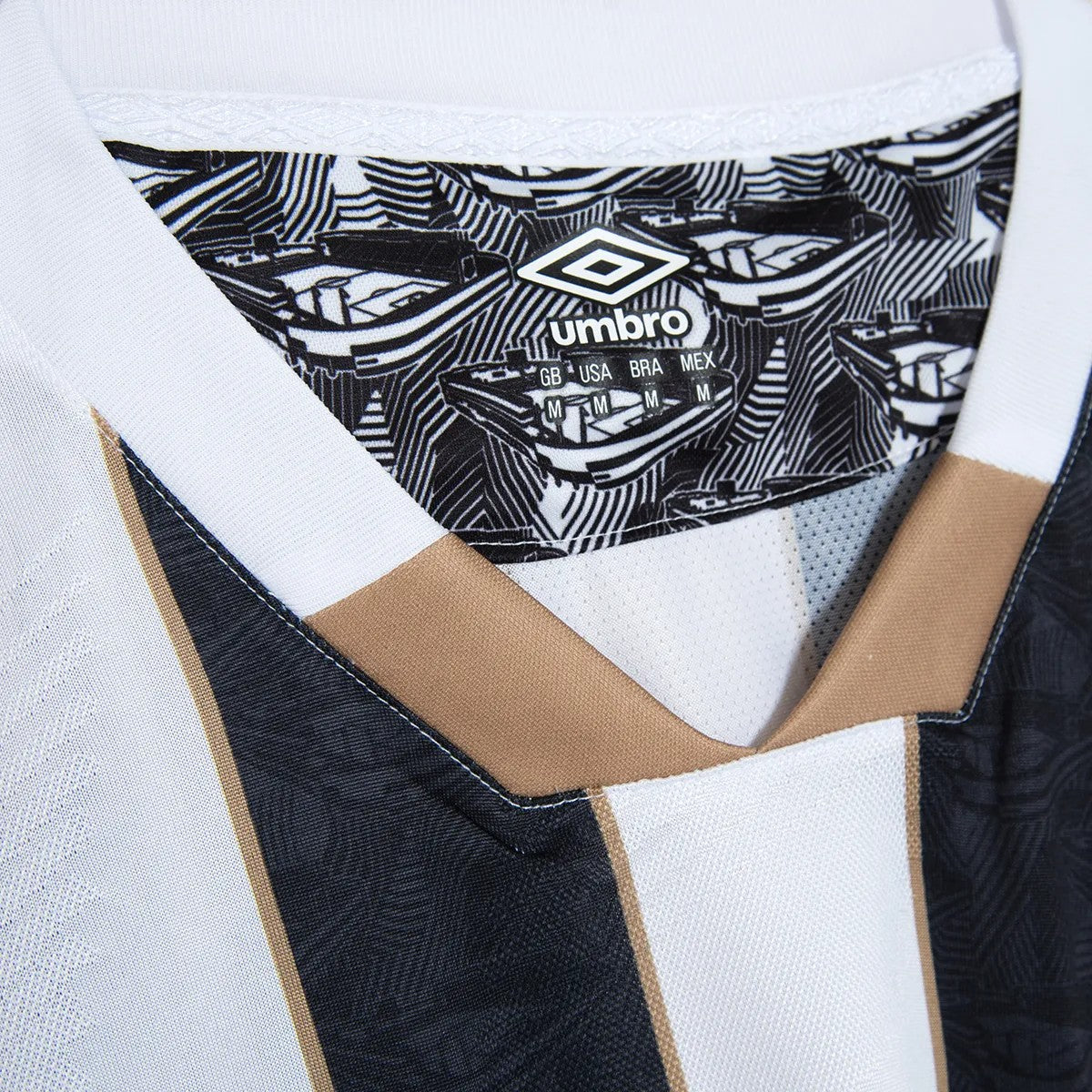 Camisa Santos Fora 24/25 - Preta e Branca